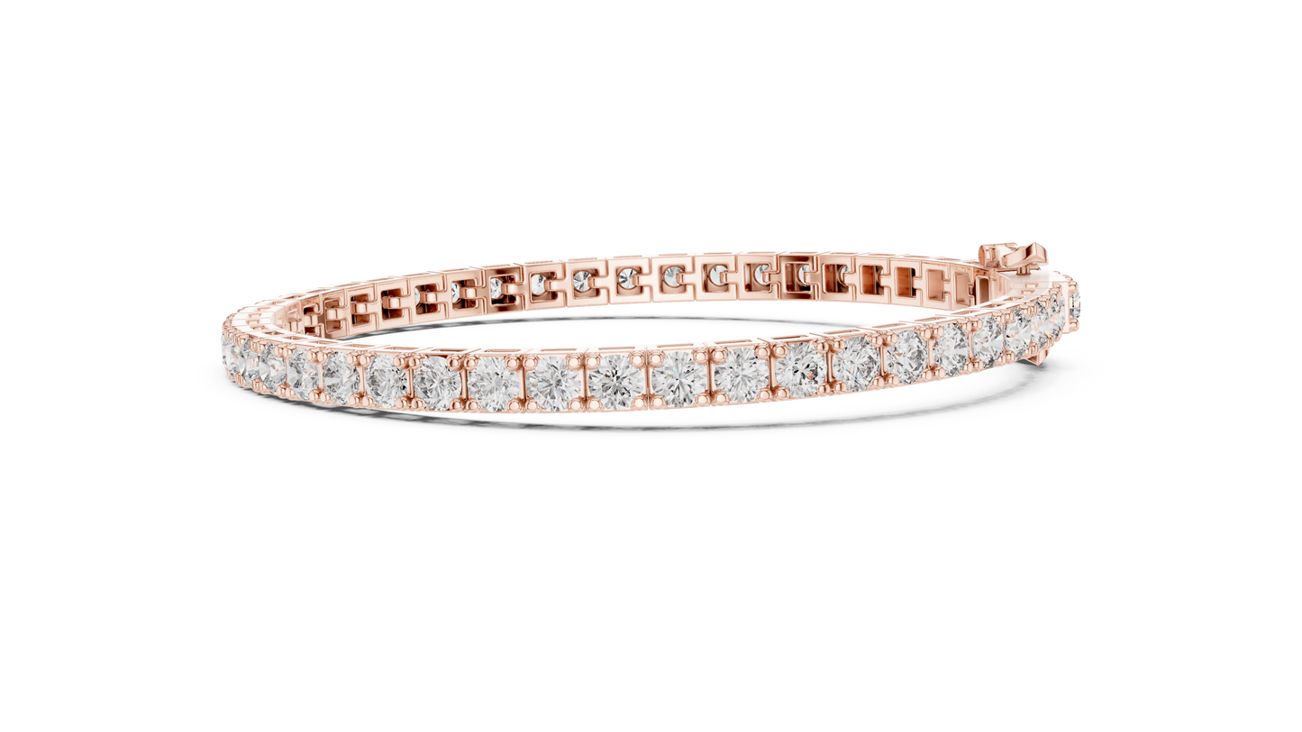 Unique Designer Bracelet high-end Jewelry. For women. Diamond. 14 Karat Gold. FBR0029-4.