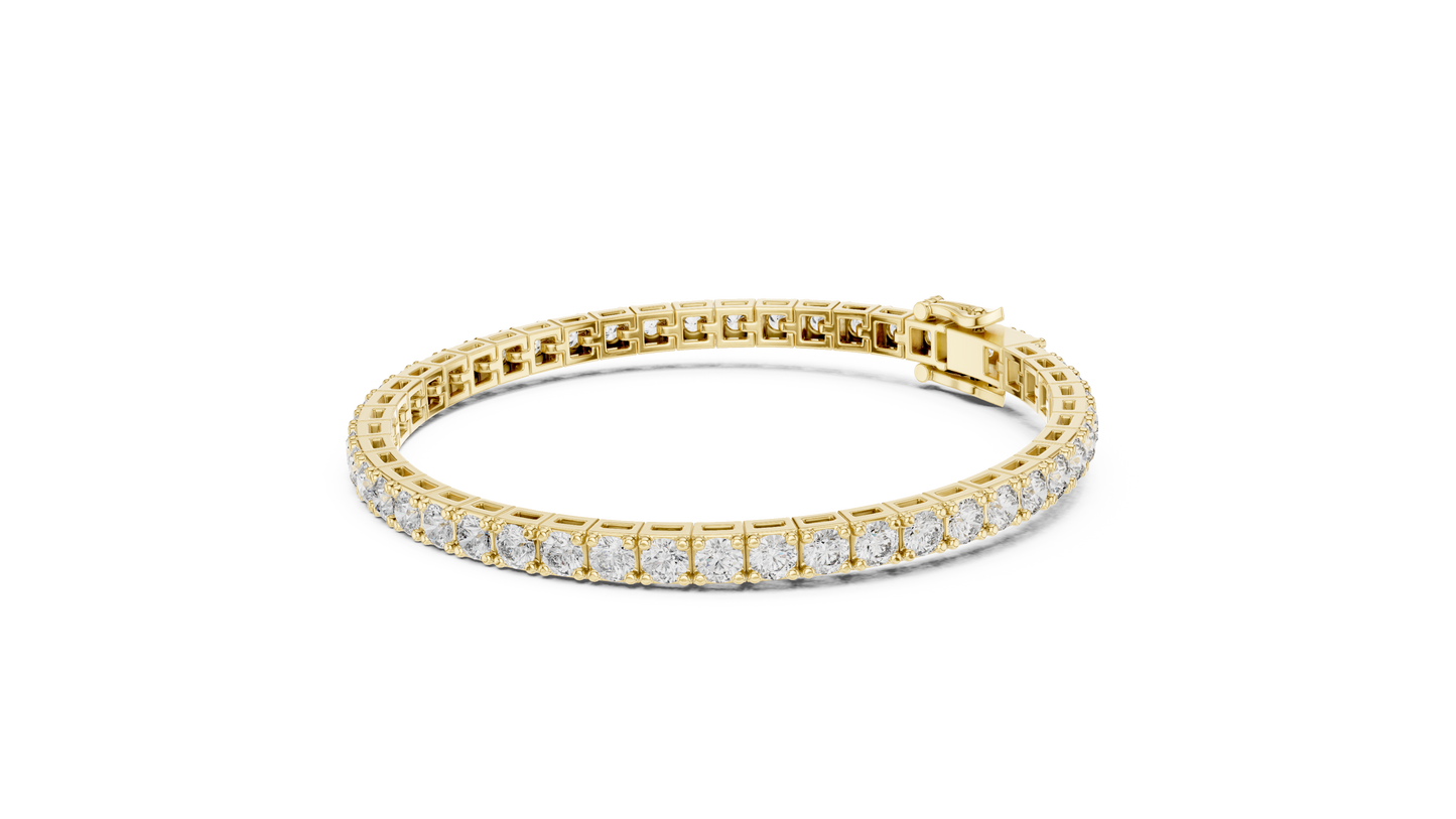 Unique Designer Bracelet high-end Jewelry. For women. Diamond. 14 Karat Gold. FBR0029-4.