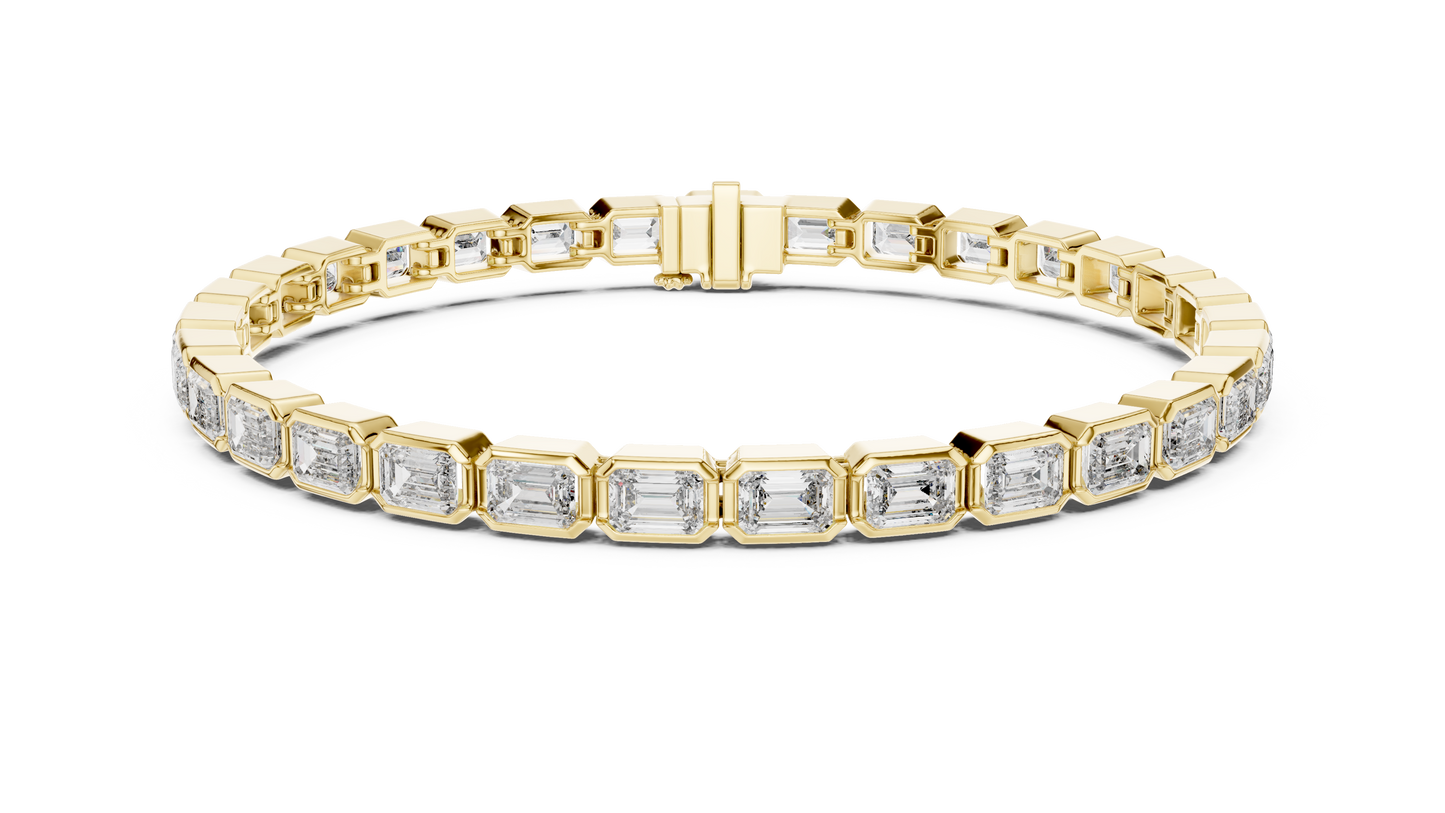 Unique Designer Bracelet high-end Jewelry. For women. Diamond. 14 Karat Gold. GLBR0002.