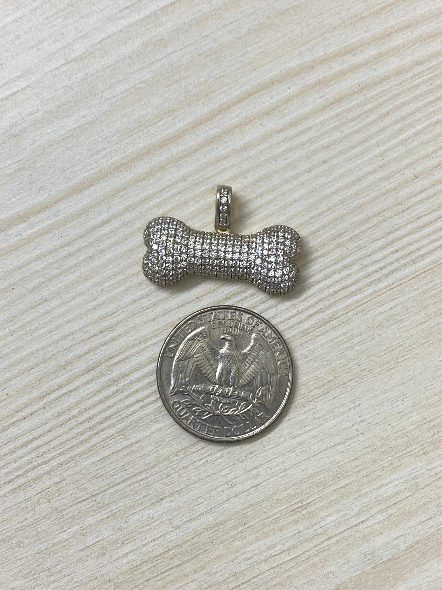 Hip hop jewelry. Bone Pendant.