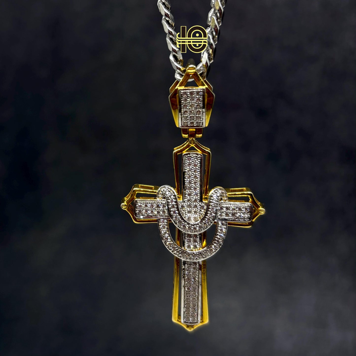 Silver 925 Cross Pendant Iced cross pendant Hip hop Jewelry cross pendant.
