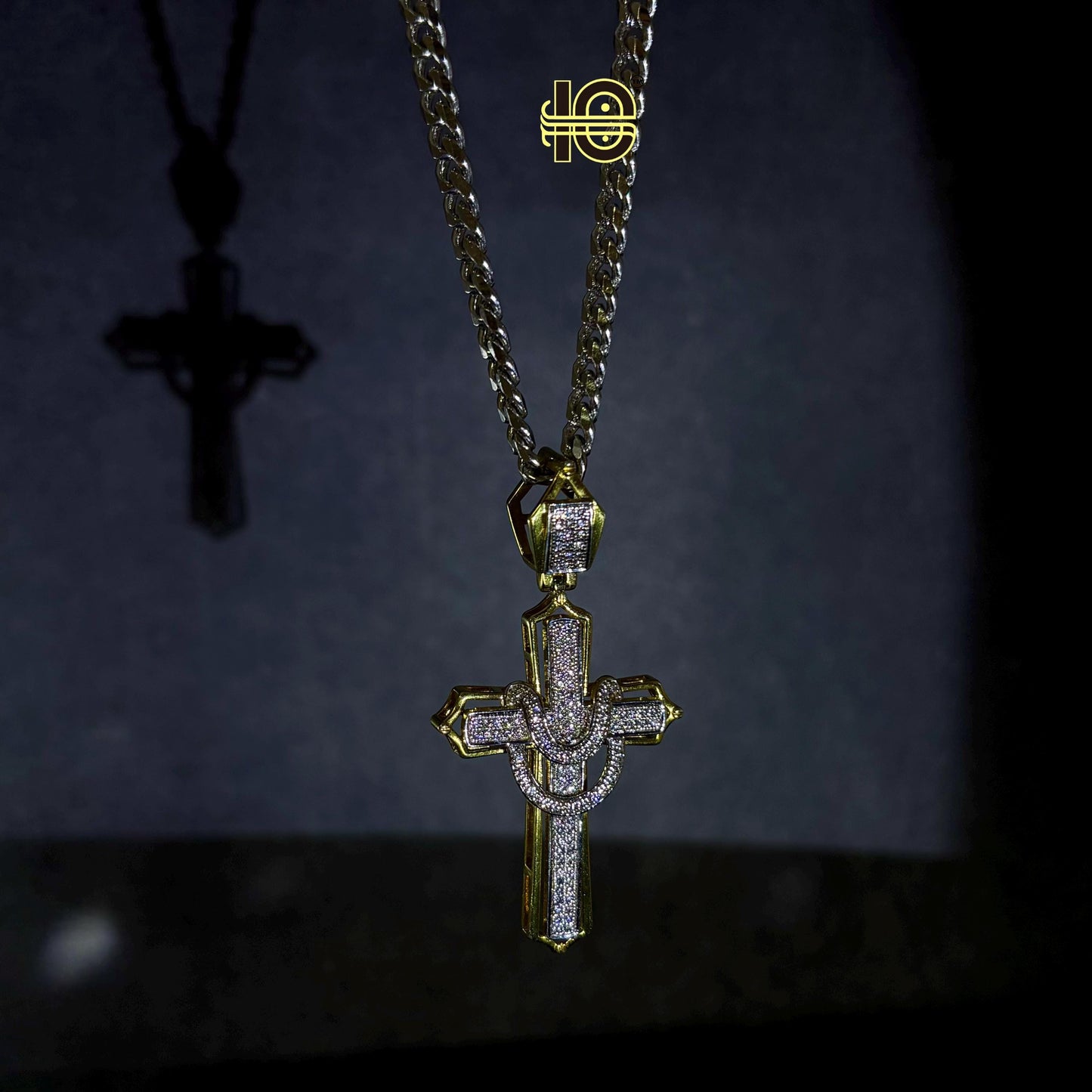 Silver 925 Cross Pendant Iced cross pendant Hip hop Jewelry cross pendant.