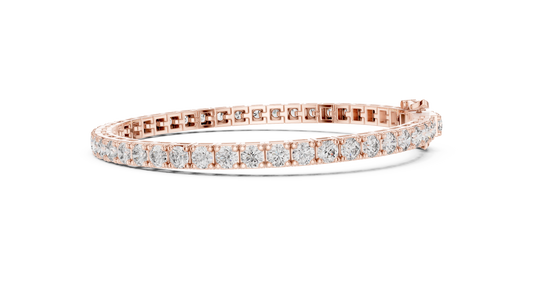 Unique Designer Bracelet high-end Jewelry. For women. Diamond. 14 Karat Gold. FBR0029-4.