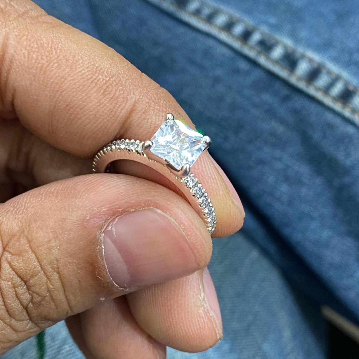 Princess Cut Engagement Ring.