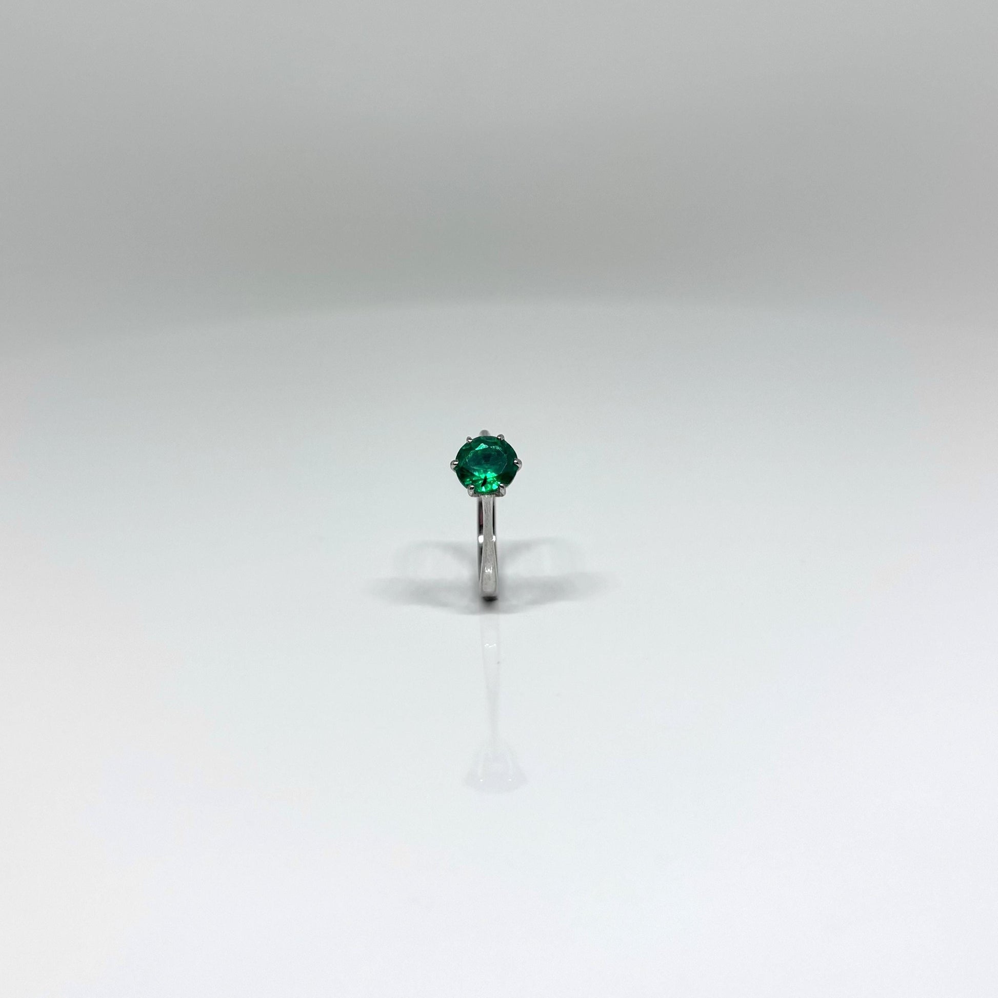 Green CZ Ring. Women's Ring. Fashion essential.