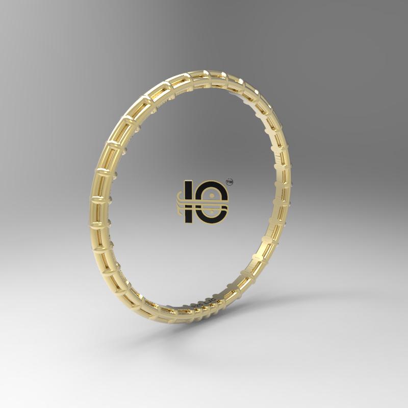 Stackable Ring. 18 Karat gold plated Sterling silver. Women's Ring.