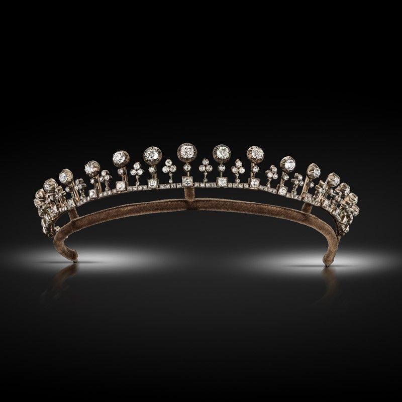 Tiara- 18ct Natural Diamond 925 Sterling Silver Headband