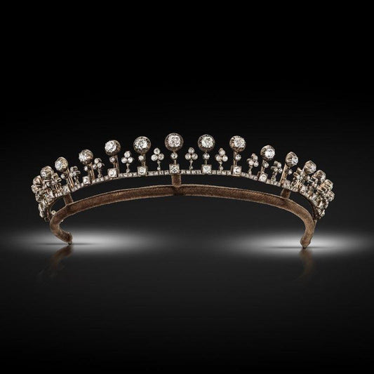 Tiara- 18ct Natural Diamond 925 Sterling Silver Headband