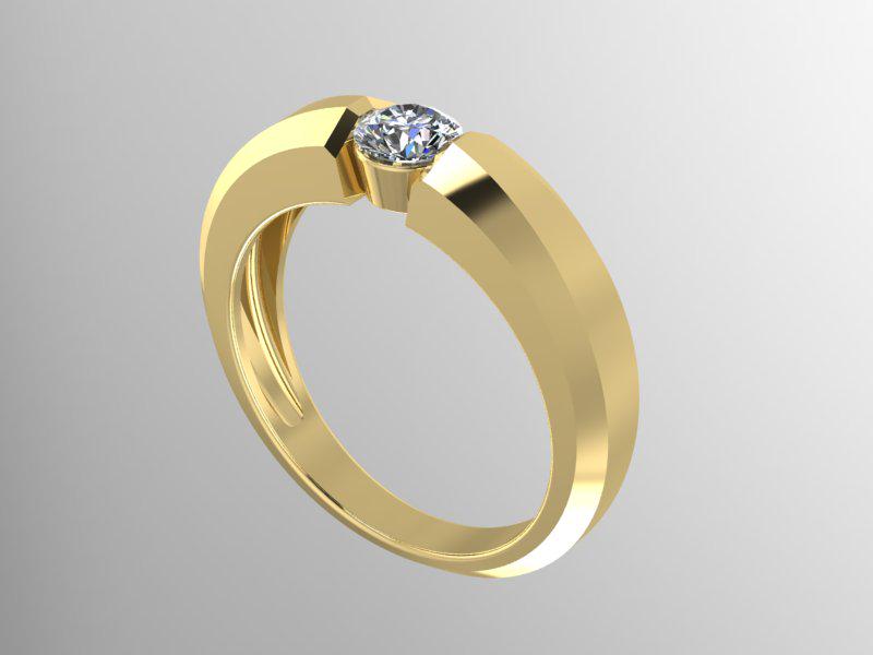 Men's Statement ring G005, High-End Jewelry. Gold Ring. Diamond Ring.