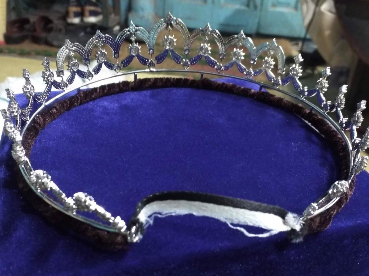 Tiara- 35ct Natural Diamond 925 Sterling Silver Headband
