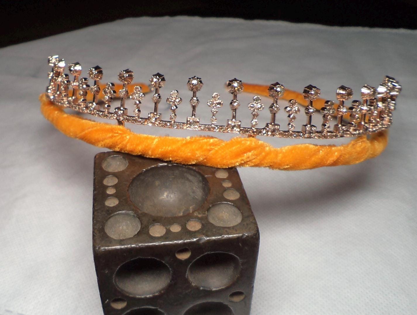 Tiara- 18ct Natural Diamond 925 Sterling Silver Headband