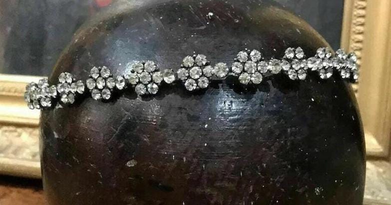 Tiara- 9ct Natural Diamond 925 Sterling Silver Headband