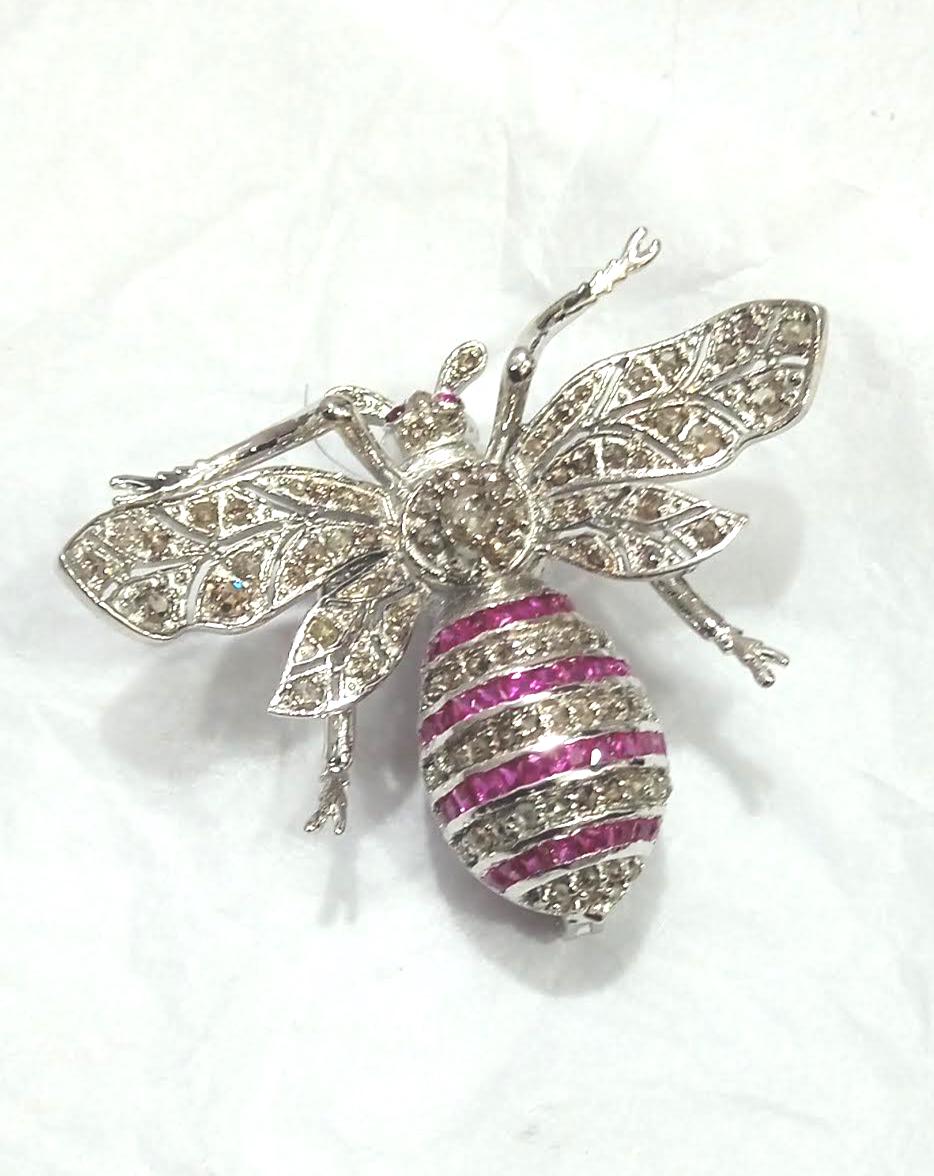 Finished in white gold