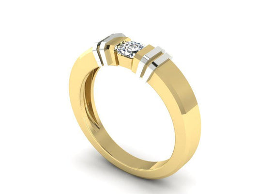 Men's Statement ring G004, High-End Jewelry. Gold Ring. Diamond Ring.