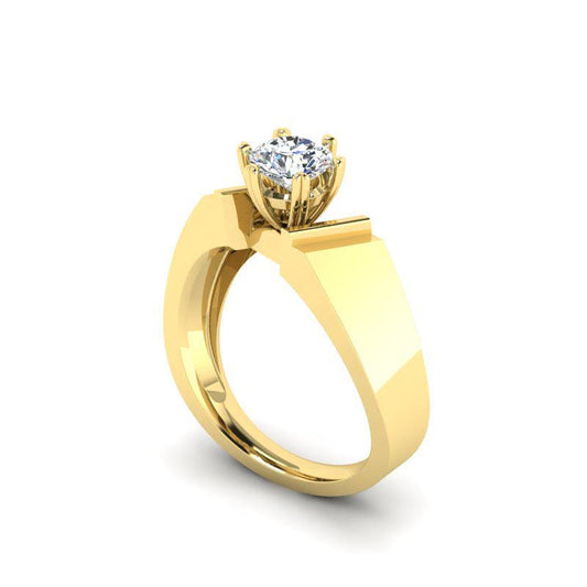 Men's Statement ring G010, High-End Jewelry. Gold Ring. Diamond Ring.