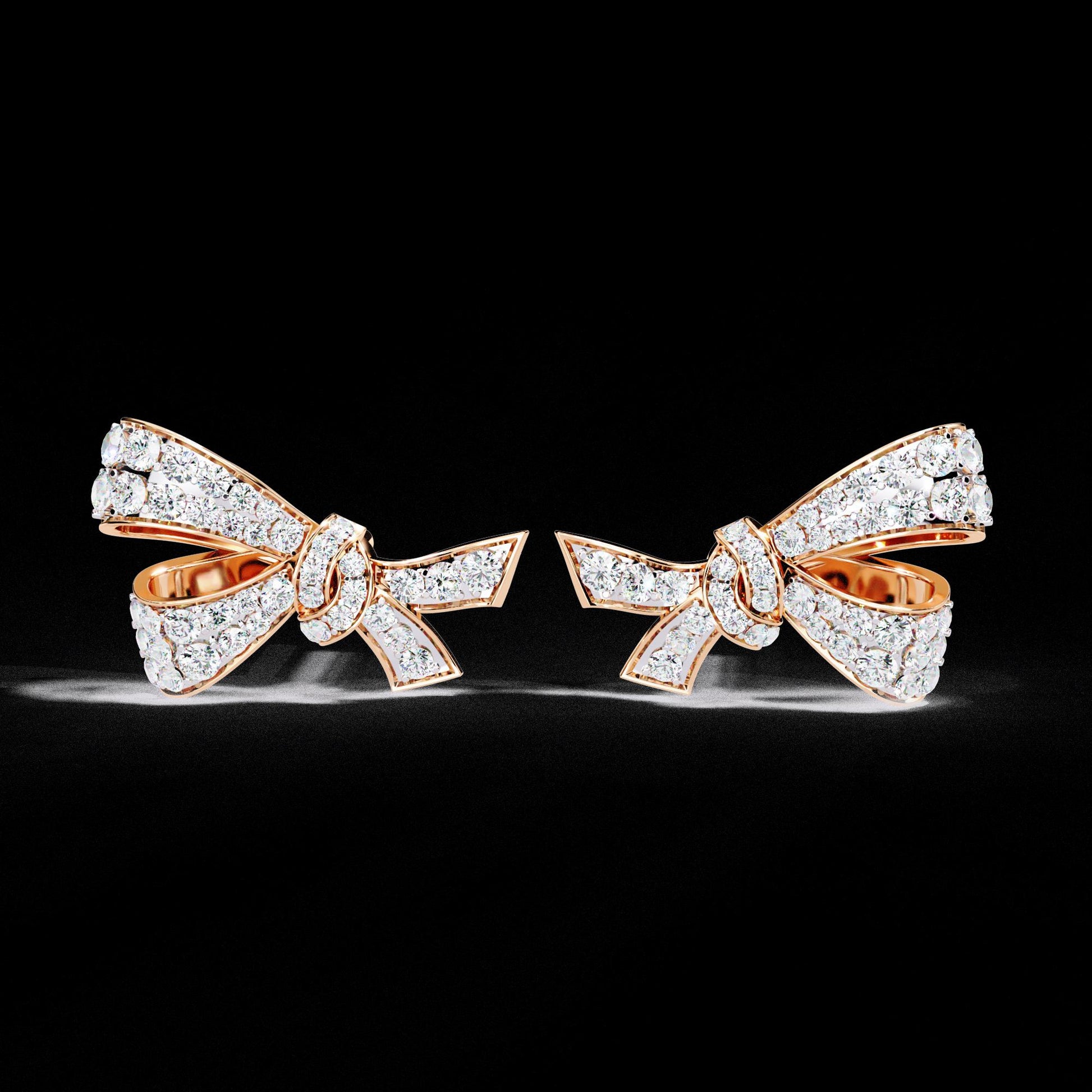 Fine jewelry Earrings. Gold earring. Abstract Style earrings.