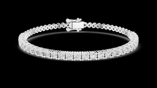 Unique Designer Tennis bracelet. Women's bracelet. High End Jewelry. Gold. Diamond. FBR009522.5.3