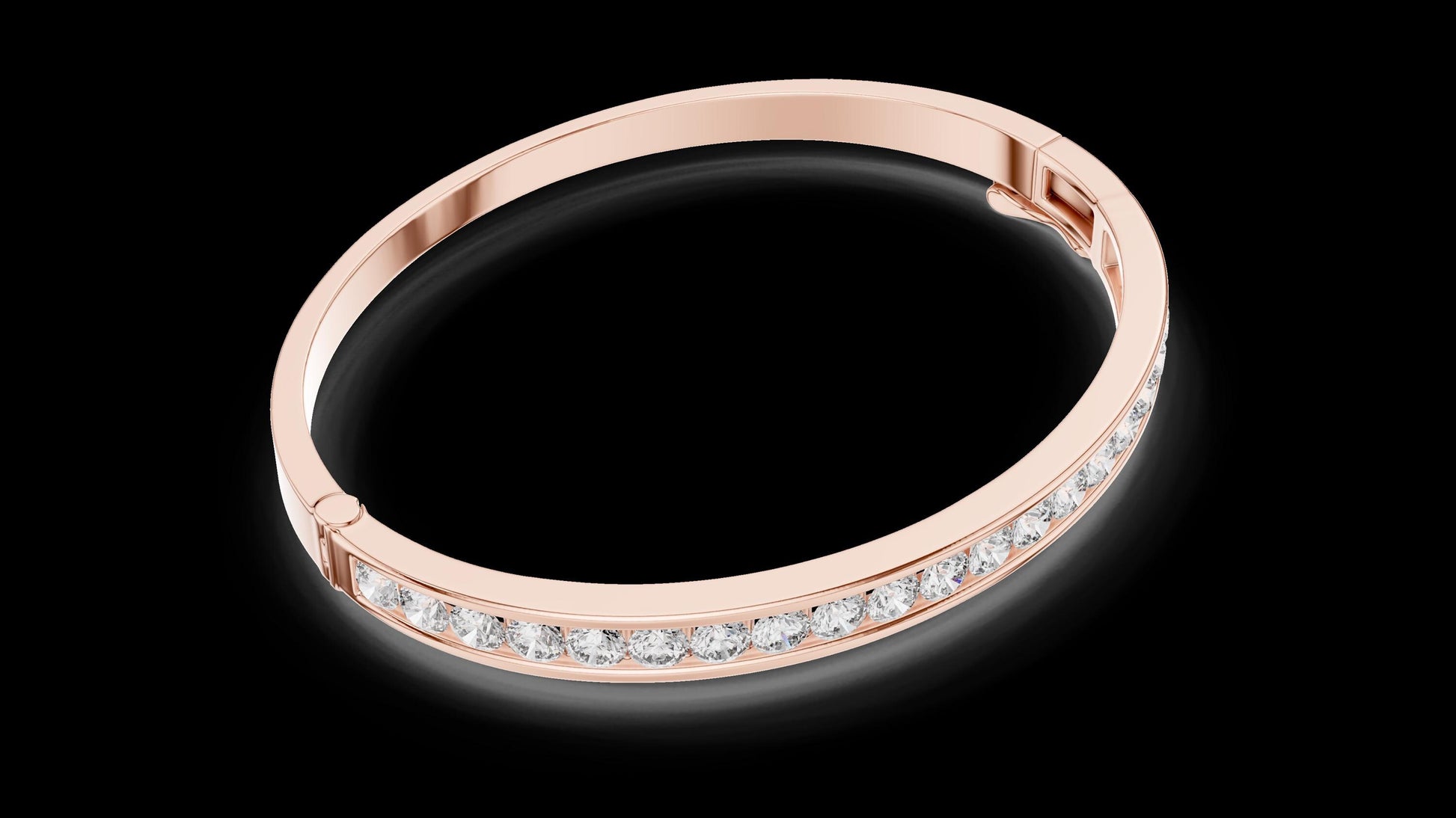 Unique Designer Tennis bracelet. Women's bracelet. High End Jewelry. Gold. Diamond. GLBR0005.