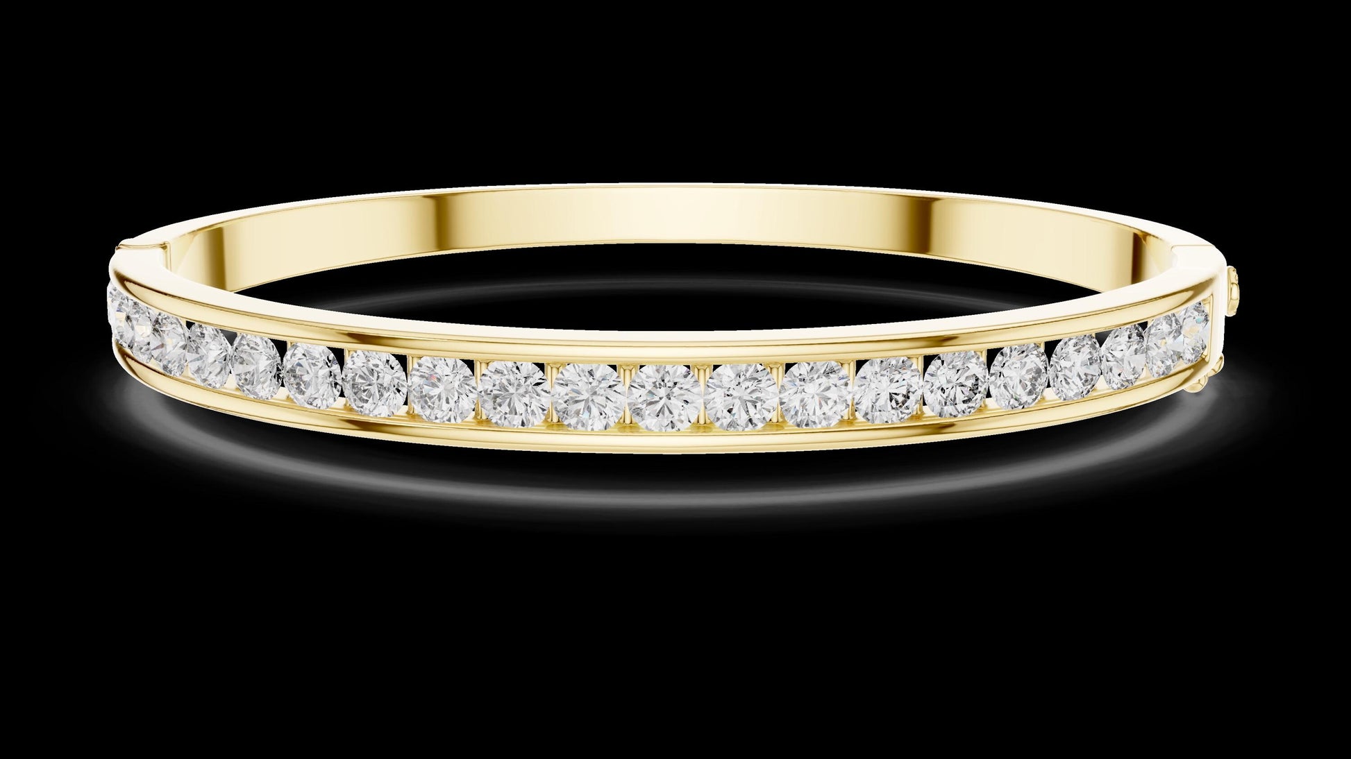 Unique Designer Tennis bracelet. Women's bracelet. High End Jewelry. Gold. Diamond. GLBR0005.