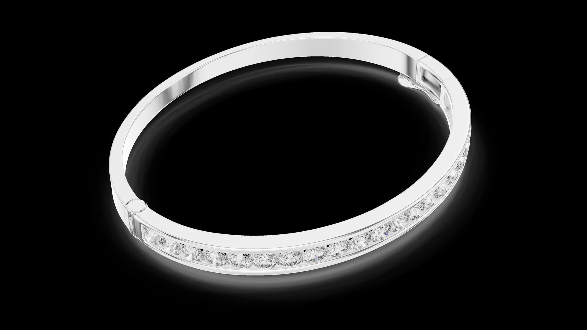 Unique Designer Tennis bracelet. Women's bracelet. High End Jewelry. Gold. Diamond. GLBR0005.