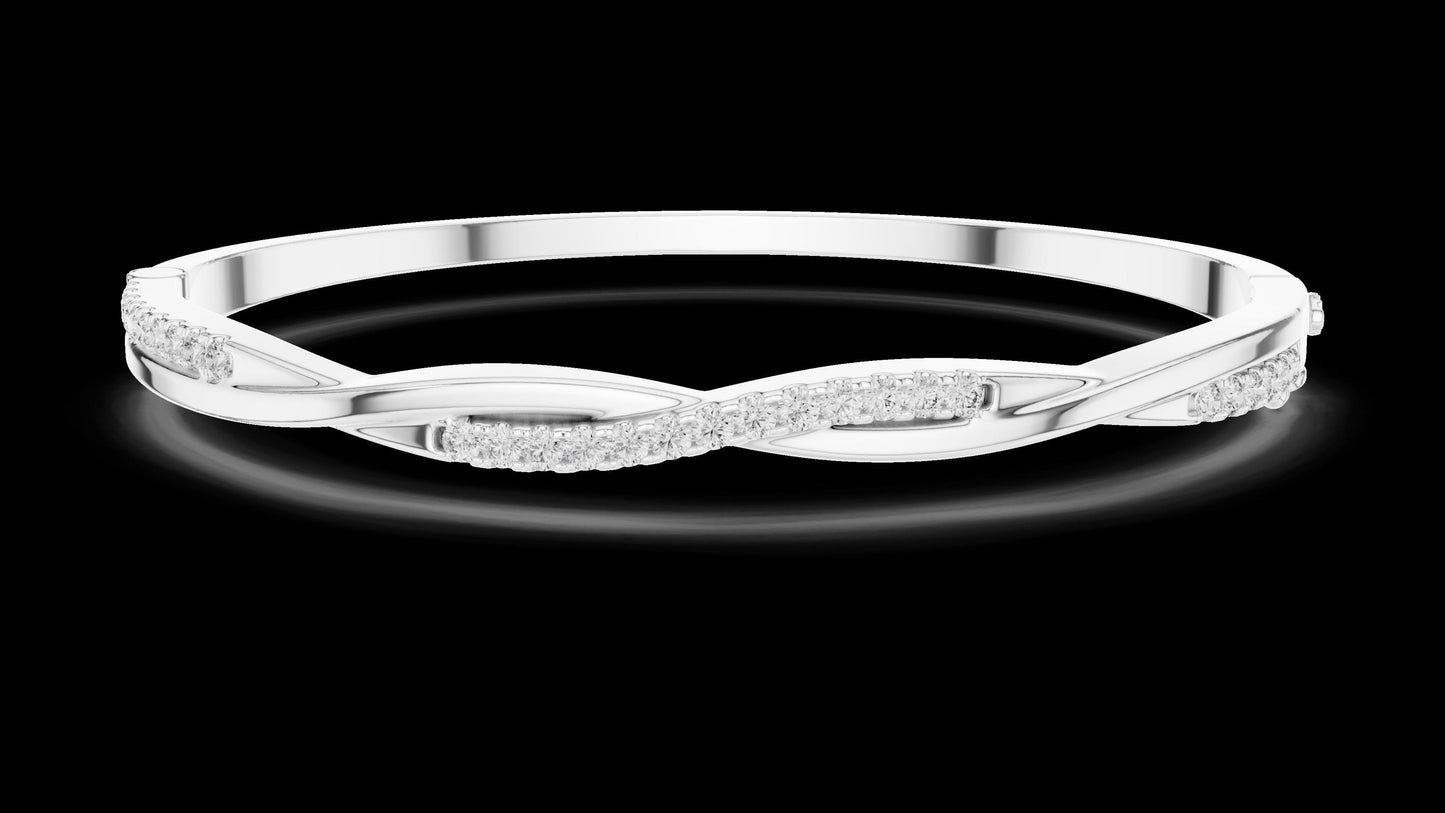 Unique Designer Tennis bracelet. Women's bracelet. High End Jewelry. Gold. Diamond. GLBR0008.