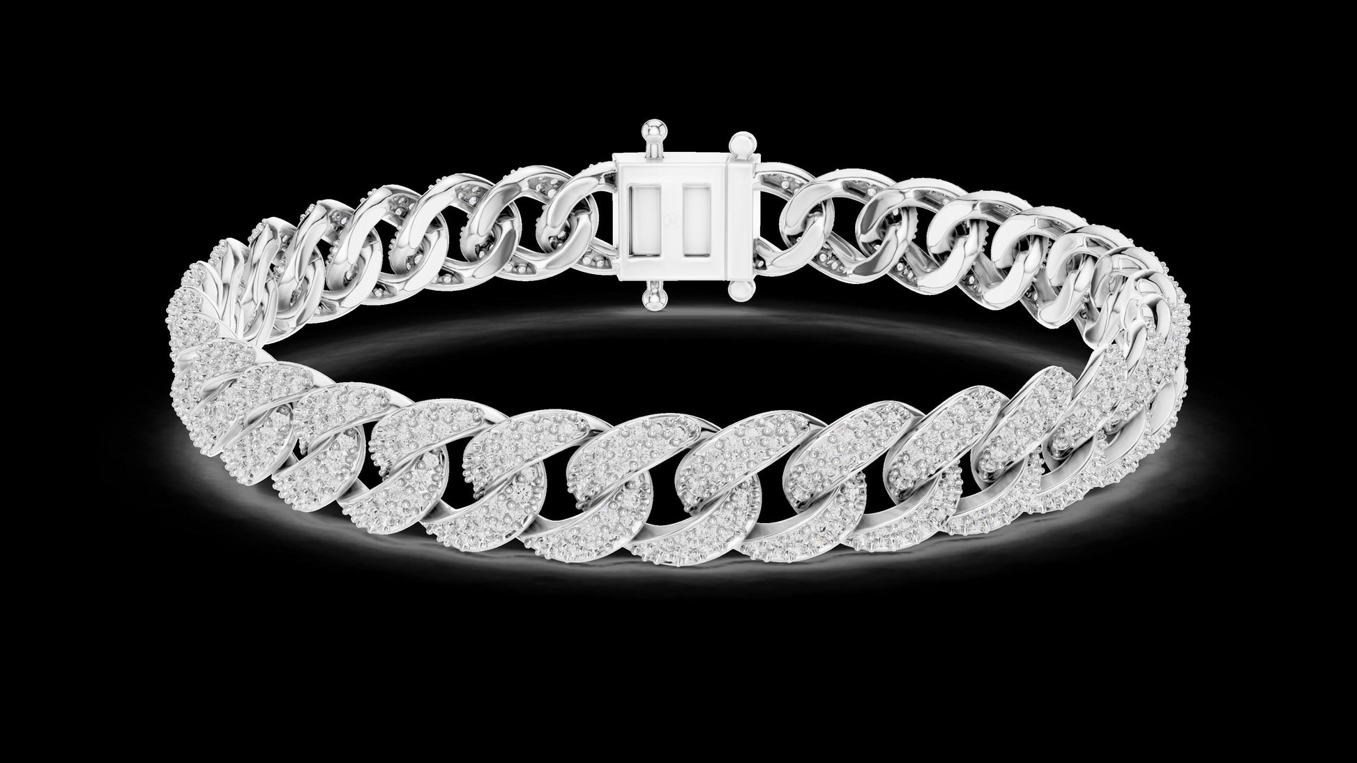 Unique Designer Tennis bracelet. Women's bracelet. High End Jewelry. Gold. Diamond. GLBR0116.