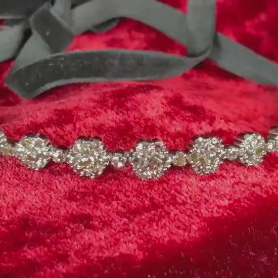 Tiara- 9ct Natural Diamond 925 Sterling Silver Headband