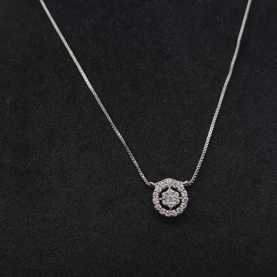 Unique Silver Pendant. Moissanite Pendant for women.