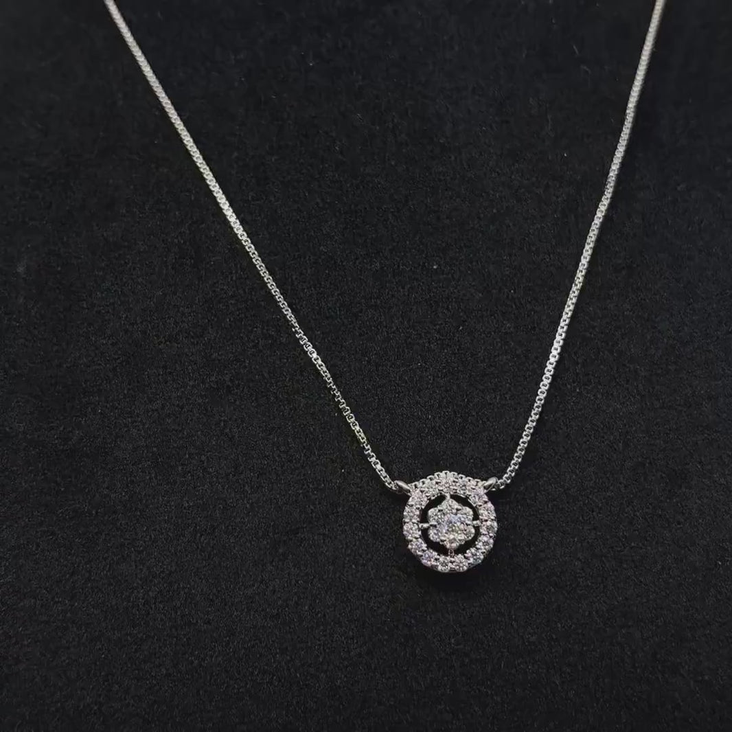 Unique Silver Pendant. Moissanite Pendant for women.